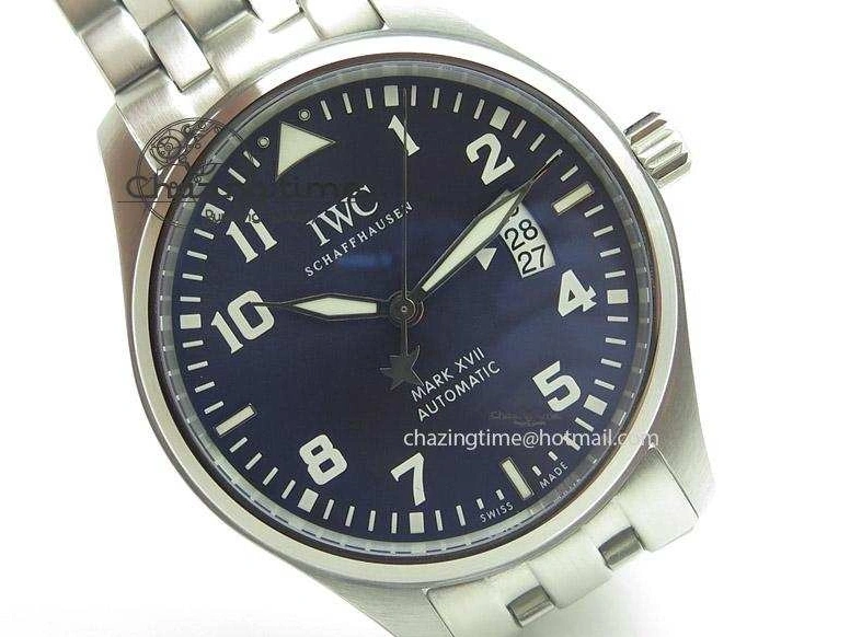 MIROTIME 1227 Mark XVII Le Petit Prince MK Maker 1:1 Best Edition SS Blue Dial On SS Bracelet A RelaxedFit 7376